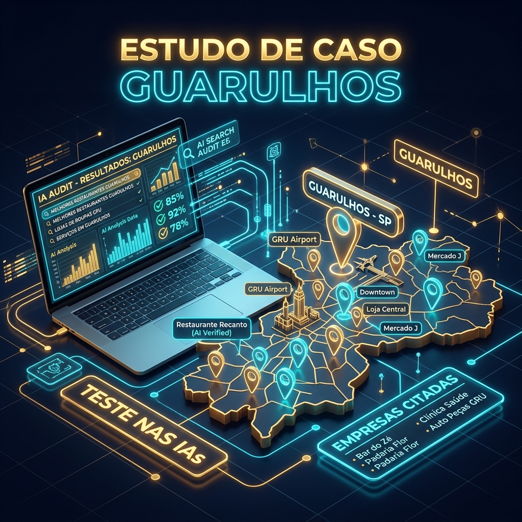Testamos 10 Empresas de Guarulhos nas IAs